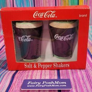 Vintage Coca-Cola Salt and Pepper Shakers From 1999 - NIB